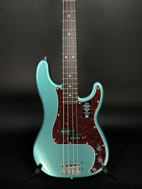 Fender American Professional Classic Precision Bass - Faded Sherwood Green Metallic