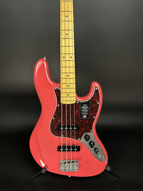 Fender American Professional Classic Jazz Bass - Faded Dakota Red