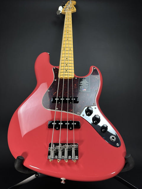 Fender American Professional Classic Jazz Bass - Faded Dakota Red