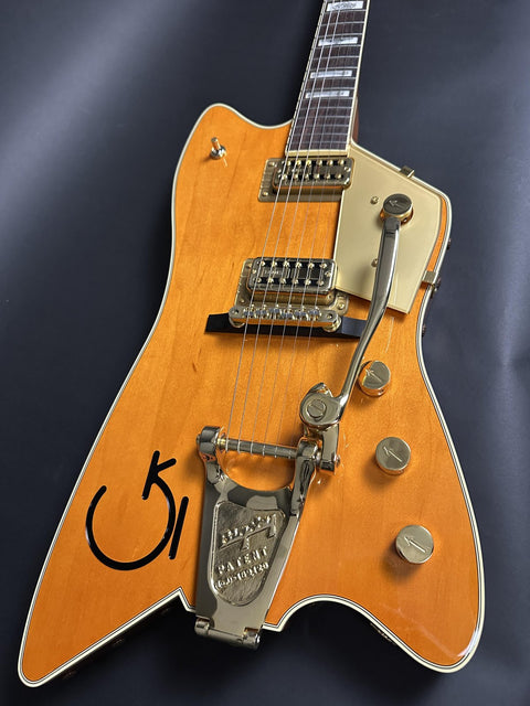 2023 Limited Edition Gretsch G6199TW Billy-Bo FSR Western Orange Raw -