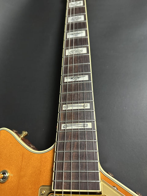 2023 Limited Edition Gretsch G6199TW Billy-Bo FSR Western Orange Raw -