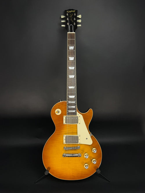 2024 Epiphone Inspired By Gibson Custom 1960 Les Paul Standard Reissue - Iced Tea Burst