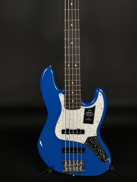 Fender Player II Modified Active Jazz Bass V - Electric Blue -