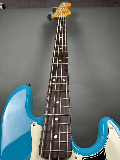 Fender American Professional II Jazz Bass - Miami Blue Rosewood -