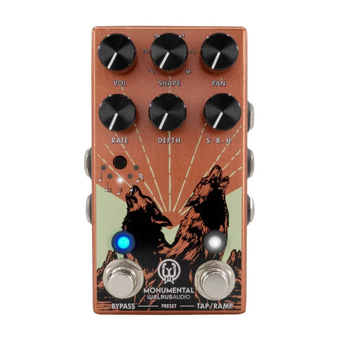 Walrus Audio Monumental Stereo Harmonic Tap Tremolo - Orange -