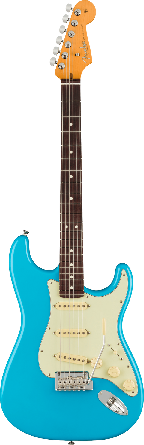 Fender American Professional II Stratocaster - Miami Blue Rosewood Fingerboard - 