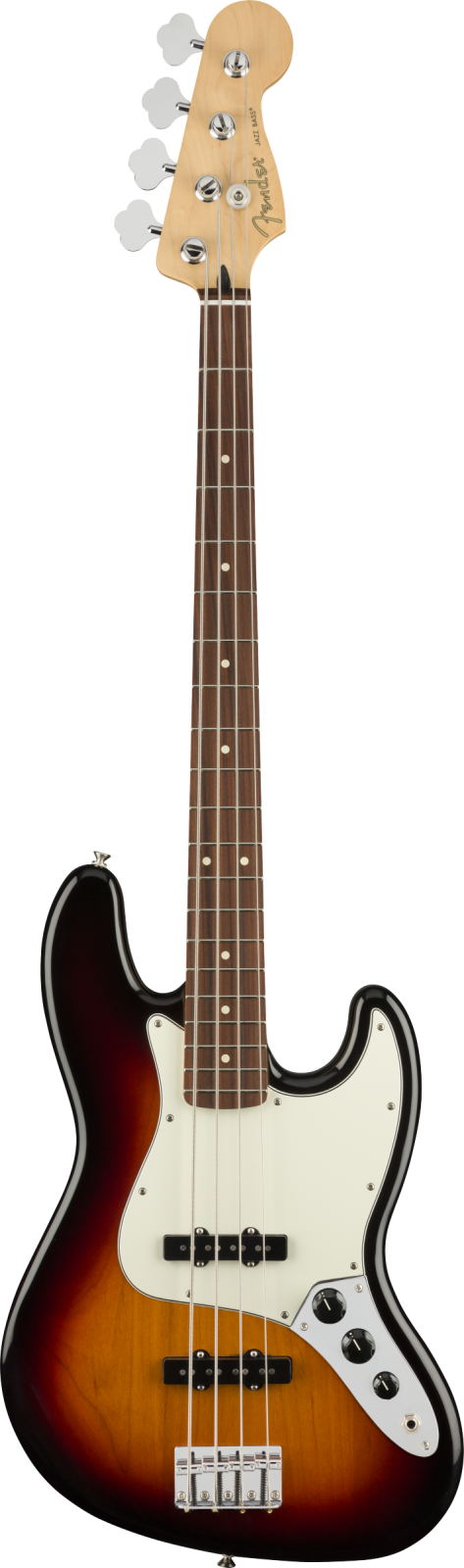 Fender Player Jazz Bass - 3-Color Sunburst Pau Ferro - 