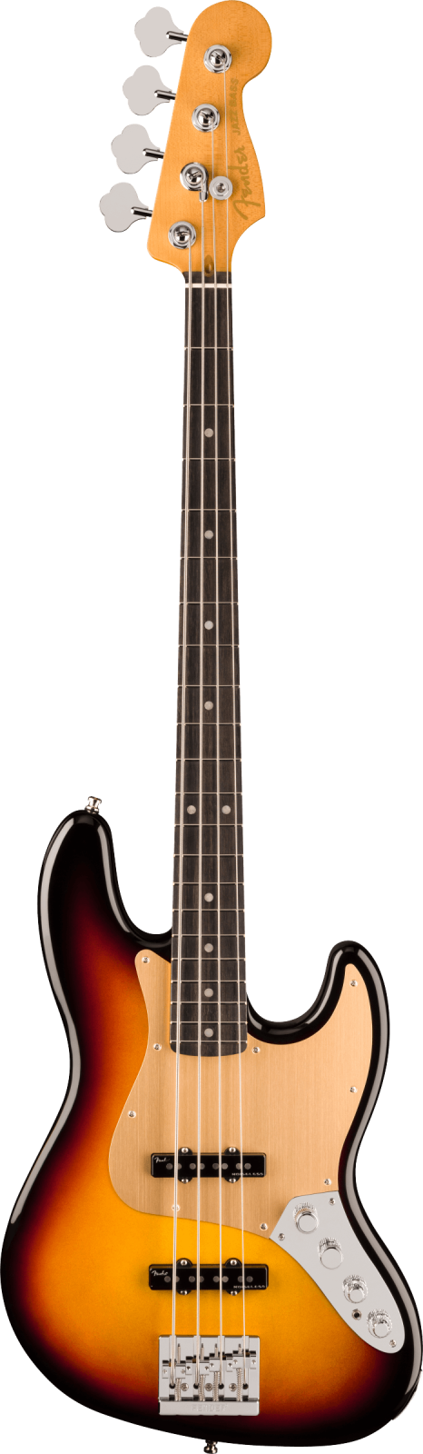 Fender American Ultra II Jazz Bass - Ultraburst w/ Ebony Fingerboard - 