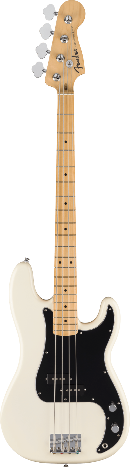 Fender Standard Precision Bass Olympic White Maple Fingerboard -