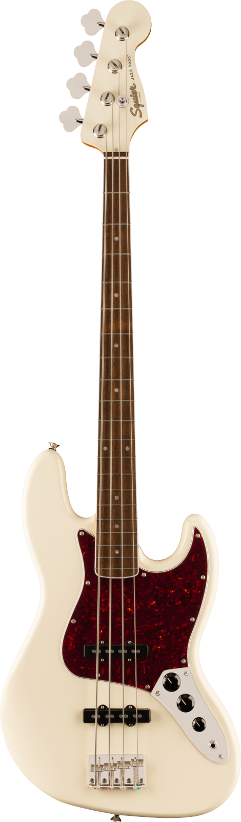 Squier Limited Edition Classic Vibe Mid '60s Jazz Bass - Olympic White - 