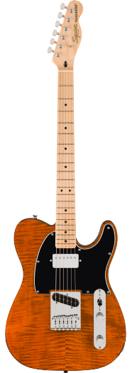 Fender Affinity Series Telecaster Flame Maple Top SH - Mocha - 