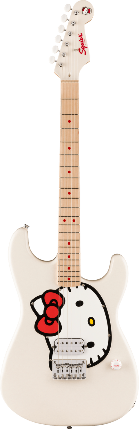 Squier Hello Kitty Stratocaster - White Stratocaster