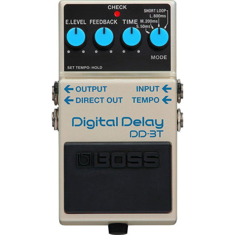 Boss DD-3T Delay-Tap Tempo Pedal - 