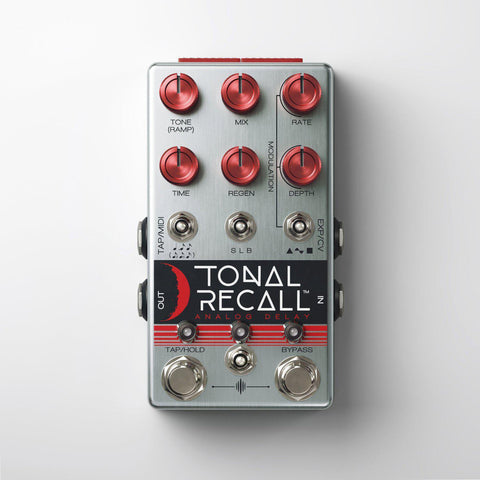 Chase Bliss Tonal Recall Red Knob Mod Analog Delay - 