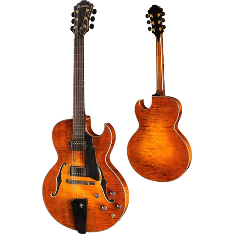 Eastman John Pisano Signature Archtop Honeyburst AR380CE-HB - 