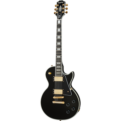 Epiphone Les Paul Custom - Ebony w/ Gold Hardware - 