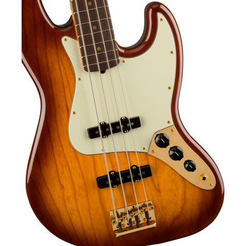 Fender 75th Anniversary Commemorative Jazz Bass - 2-Color Bourbon Burst - 