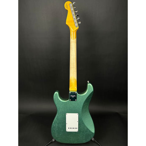 Fender Custom Shop 1963 Stratocaster Journeyman Relic - Faded Sherwood Green Metallic - 