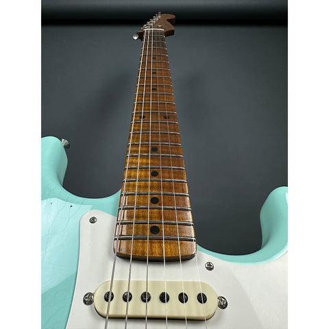 Fender Limited Edition Custom Shop 1958 Stratocaster Journeyman Relic - Surf Green - 