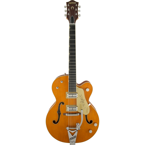 Gretsch G6120T-59 Vintage Select Edition '59 Chet Atkins Hollow Body With Bigsby - Vintage Orange Stain Lacquer - 