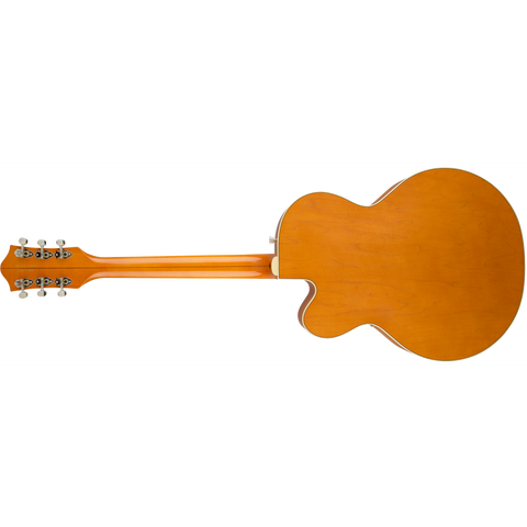 Gretsch G6120T-59 Vintage Select Edition '59 Chet Atkins Hollow Body With Bigsby - Vintage Orange Stain Lacquer - 
