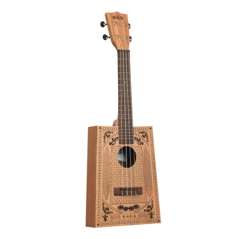 Kala KA-CB-VICT-C Victorian Cigar Box Concert Ukulele - 