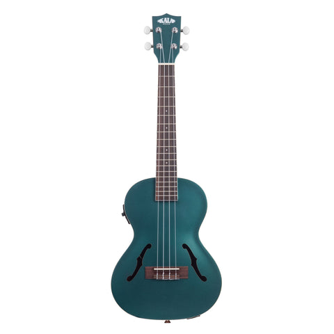 Kala KA-JTE-BKGN Brooklyn Green Archtop Tenor Ukulele - 