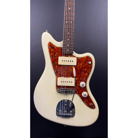 Used Danocaster Offset Olympic White w/ Original 1963 Electronics - 