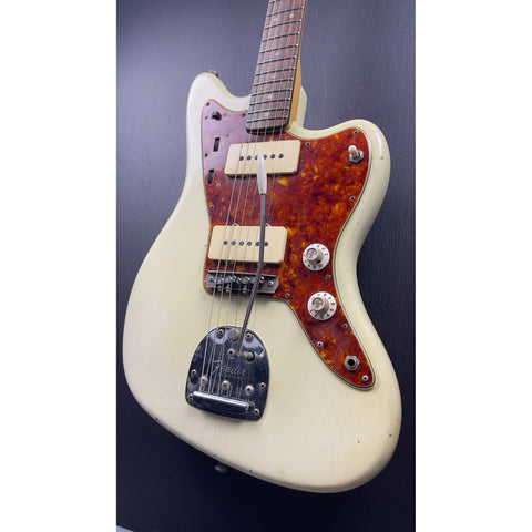 Used Danocaster Offset Olympic White w/ Original 1963 Electronics - 