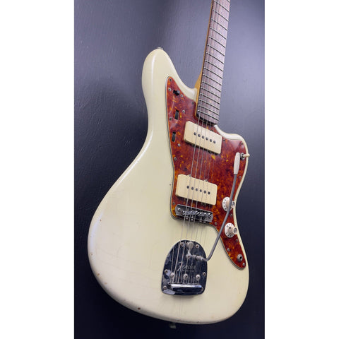 Used Danocaster Offset Olympic White w/ Original 1963 Electronics - 