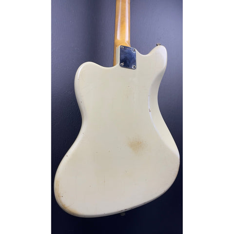 Used Danocaster Offset Olympic White w/ Original 1963 Electronics - 