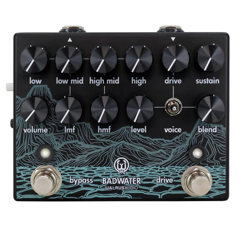 Walrus Audio Badwater Bass Preamp Pedal - 