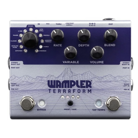 Wampler Terraform Modulation Multi Effect Pedal - 