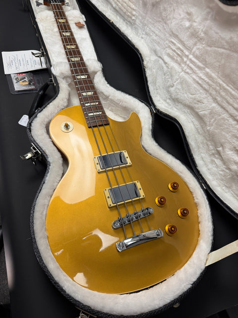 2011 Gibson Les Paul Standard Bass Oversized - Gold Top -