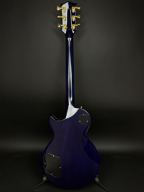 2025 Gibson Custom M2M Les Paul Axcess Custom Figured - Cobalt Burst w/ Gold Hardware