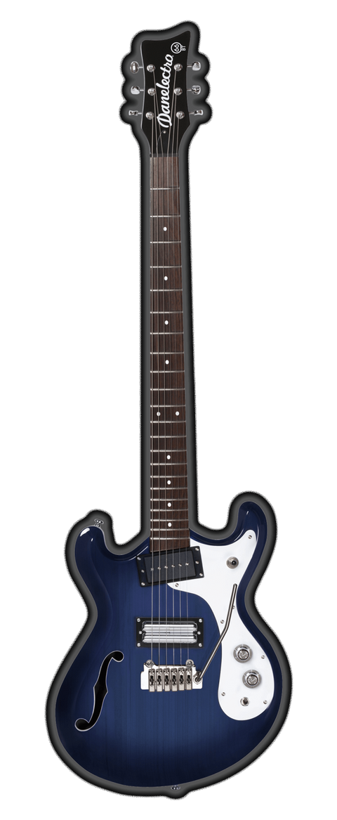 Danelectro 66BT Baritone - Transparent Blue