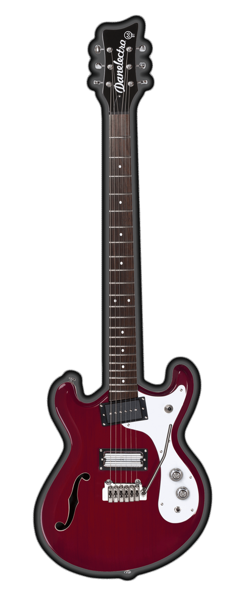 Danelectro 66BT Baritone - Transparent Red