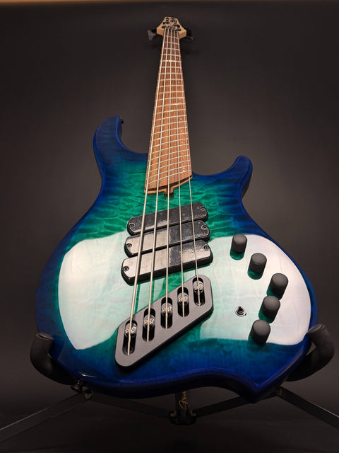 Dingwall Guitars Combustion 5-String - Whalepool Burst with Pau Ferro Fingerboard