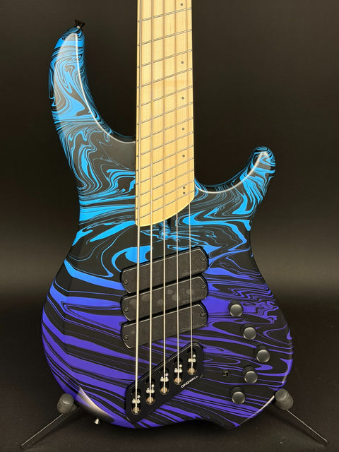 Dingwall Guitars Nolly Getgood NG3 5-String - Matte Purple-to-Blue Fade Swirl