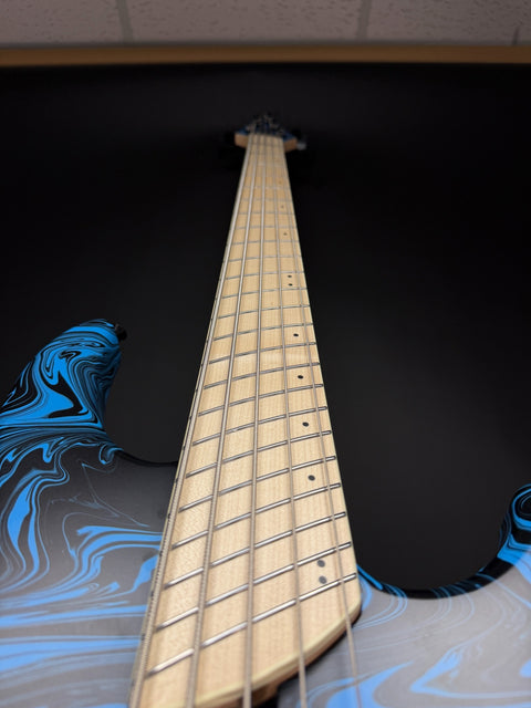 Dingwall Guitars Nolly Getgood NG3 5-String - Matte Purple-to-Blue Fade Swirl