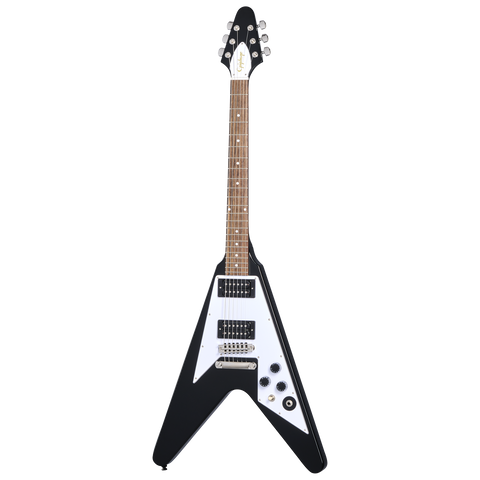 Epiphone Kirk Hammett 1979 Flying V - Ebony - copy - Ebony