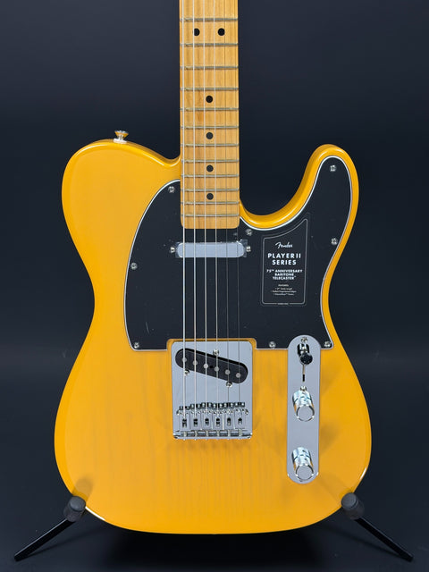 Fender 75th Anniversary Player II Baritone Telecaster - Butterscotch Blonde