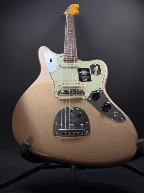 Fender American Professional Classic Jaguar - Faded Firemist Gold -