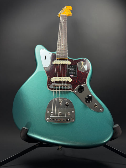 Fender American Professional Classic Jaguar - Faded Sherwood Green Metallic -