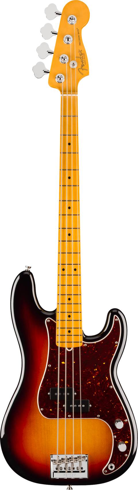 Fender American Professional Precision Bass - 3-Color Sunburst Maple Fingerboard -