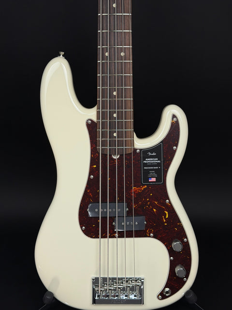 Fender American Professional Precission Bass V - Olympic White