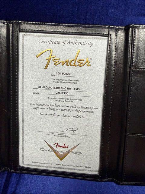 Fender Custom Shop 1962 Jaguar Closet Classic - Firemist Silver