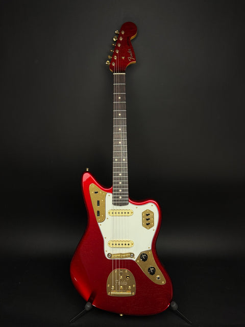 Fender Custom Shop 1962 Jaguar Deluxe Closet Classic Gold Hardware - Candy Apple Red
