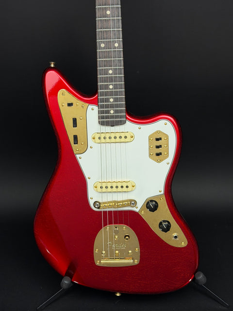 Fender Custom Shop 1962 Jaguar Deluxe Closet Classic Gold Hardware - Candy Apple Red