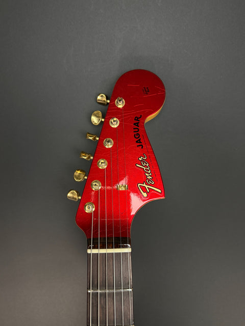 Fender Custom Shop 1962 Jaguar Deluxe Closet Classic Gold Hardware - Candy Apple Red